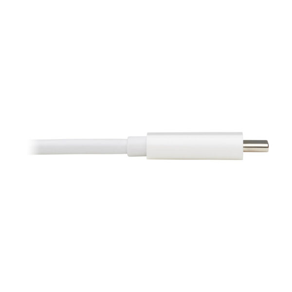 Tripp Lite series 3-Port USB-C Hub - USB 3.x (5Gpbs) Hub Ports, Gigabit Ethernet, 60W PD Charging, White
