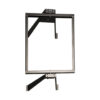 Tripp Lite series SmartRack 12U Flat-Pack Low-Profile Switch-Depth Wall-Mount Pivoting 2-Post Open Frame Rack