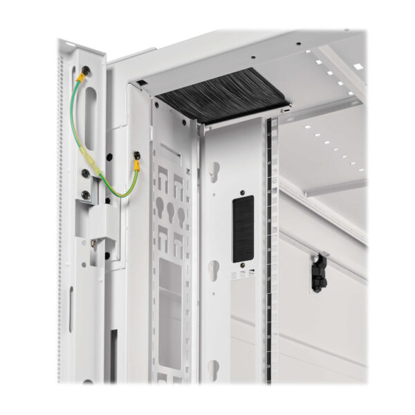 Eaton SmartRack 45U Extra-Deep Extra-Wide Heavy-Duty Rack Enclosure Cabinet for AI Servers, White