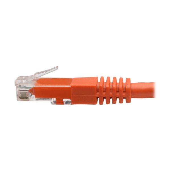 255fee4e68f728cb809e3eb3aeb12532-3 Tripp Lite series Cat6 Gigabit Molded (UTP) Ethernet Cable (RJ45 M/M), PoE, Orange, 6 ft. (1.83 m)
