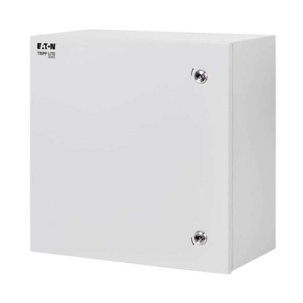 Tripp Lite series SmartRack Outdoor Industrial Enclosure with Lock - NEMA 4, Surface Mount, Metal Construction, 18 x 18 x 10 in., Gray