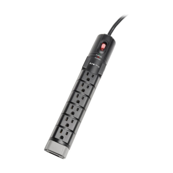 Tripp Lite series Protect It! 8-Outlet Surge Protector, 6 ft. (1.83 m) Cord, 2160 Joules, Tel/DSL Protection, Cord Clip