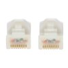 25746e953ec30e5b08a237556069b0a1-2 Tripp Lite series Safe-IT Cat6a 10G Snagless Antibacterial UTP Ethernet Cable (RJ45 M/M), PoE, White, 7 ft. (2.13 m), TAA