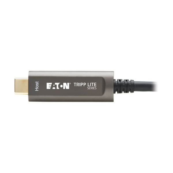 Tripp Lite USB-C Plenum Fiber Active Optical Cable (M/M), USB 3.2 Gen 2 10Gbps, Data Only, Black, 10 m (33 ft.) - U420F-10M-D321