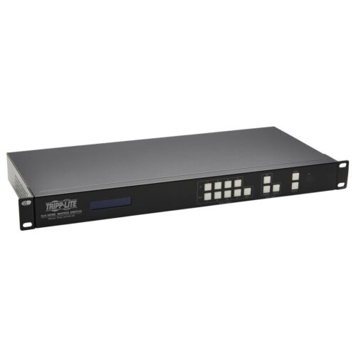 Tripp Lite series 4x4 HDMI Matrix Switch/Splitter with Audio Extractor, Remote Access and Multi-Resolution Support, 4K 60 Hz, HDR