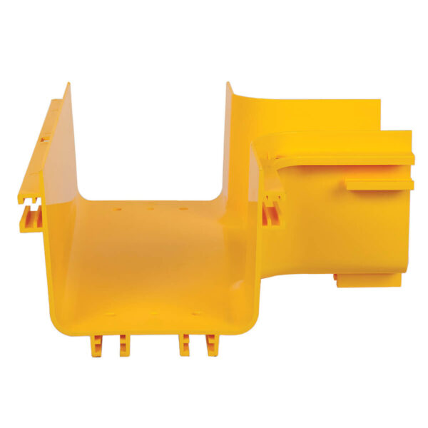 Tripp Lite series Toolless Horizontal 90-Degree T-Junction for Fiber Routing System, 120 mm (5 in.)