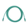Tripp Lite series Cat6a 10G Snagless Molded UTP Ethernet Cable (RJ45 M/M), PoE, Aqua, 15 ft. (4.6 m)