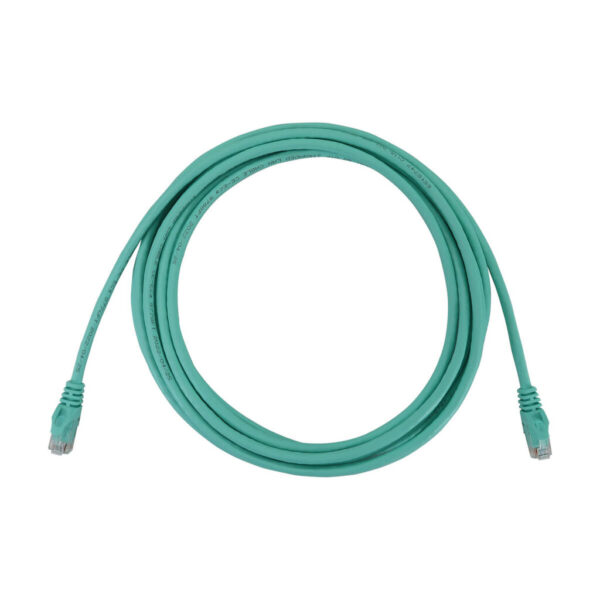 Tripp Lite series Cat6a 10G Snagless Molded UTP Ethernet Cable (RJ45 M/M), PoE, Aqua, 15 ft. (4.6 m)