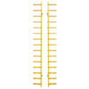 Tripp Lite series Vertical Cable Manager - Flexible Rings, Yellow, 6 ft. (1.8 m)