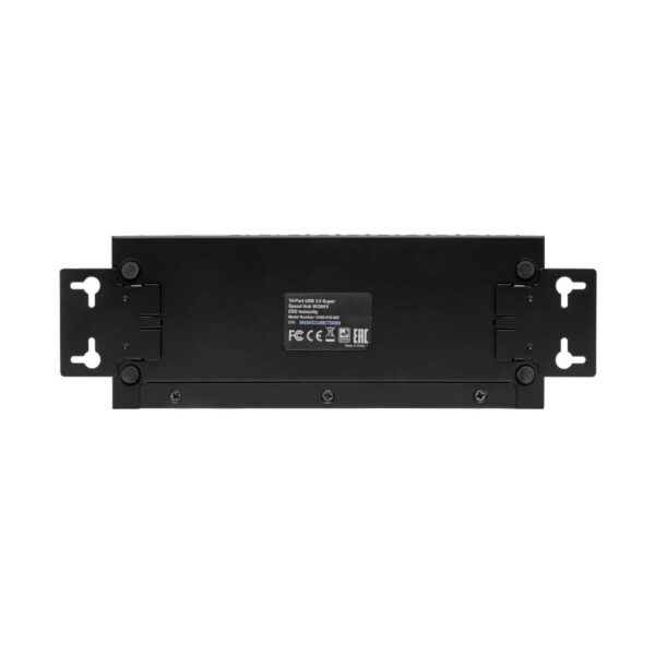 Tripp Lite series 10-Port Industrial-Grade USB 3.x (5Gbps) Hub - 20 kV ESD Immunity, Metal Housing, Mountable
