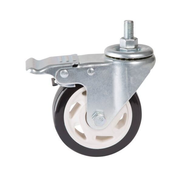 Tripp Lite series Locking Caster Kit for Rolling TV/Monitor Carts - Heavy Duty, Swivel, 4 in. Diameter, 4 Casters