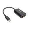 26459aa77f28774c2d9f8456395aeba3 Tripp Lite series USB-C to HDMI Adapter (M/F) - 4K 60 Hz, HDCP 2.2, Black