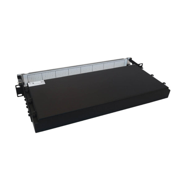 Tripp Lite series Preloaded Fiber Panel, 1U - 8x LC/LC Duplex Cables (M/M), OS2 Singlemode, 10 m (32.8 ft.)