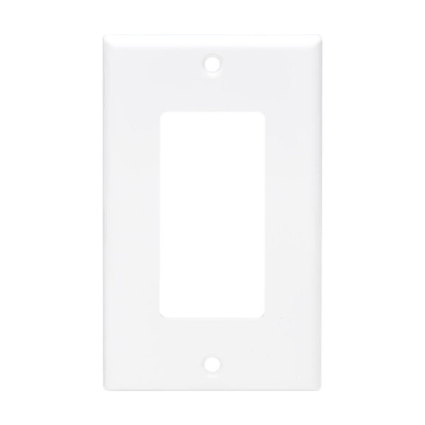 Tripp Lite series Single-Gang Faceplate, Decora Style - Vertical, White, TAA