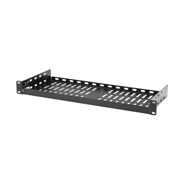 Tripp Lite series SmartRack Cantilever Fixed Steel Rack Shelf - 1U, Vented, 7 in. (17.8 cm) Deep, Holds up to 40 lb. (18 kg)
