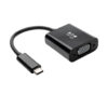 Tripp Lite series USB-C to VGA Adapter with Alternate Mode - DP 1.2, Black