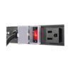 Tripp Lite series 8-Outlet Vertical Power Strip, 120V, 15A, NEMA 5-15P, 15 ft. (4.57 m) Cord, 24 in., Black Housing
