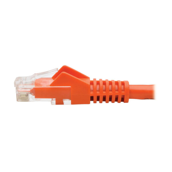Tripp Lite series Cat6 Gigabit Snagless Molded (UTP) Ethernet Cable (RJ45 M/M), PoE, Orange, 35 ft. (10.67 m)