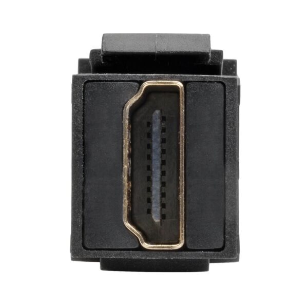 2751f2ba86a43a0cb7472fdef0b66483 Tripp Lite series High-Speed HDMI with Ethernet All-in-One Keystone/Panel Mount Coupler Cable (F/F), Angled Connector, 1 ft. (0.31 m)