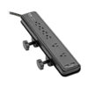 275ead97fd22311e4ab0247b31946084 Tripp Lite series Safe-IT 6-Outlet Surge Protector, 2 USB Charging Ports, 8 ft. Cord, 5-15P Plug, 2100 Joules, Antimicrobial Protection, Black