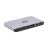 Tripp Lite Thunderbolt 3 Dual-Display Dock, 8K DisplayPort, USB 3.2 Gen 2 10G, USB-A/USB-C Hub, GbE, International Plug Adapters - MTB3-DOCK-03INT