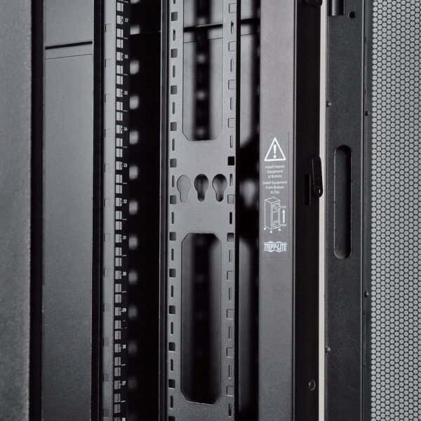 Tripp Lite series 42U Server Rack, Euro-Series - Expandable Cabinet, Standard Depth, Side Panels Not Included