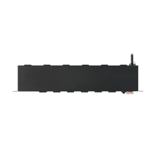 Tripp Lite series 1U Rack-Mount Power Strip, 120V, 15A, 5-15P, 12 Right-Angle 5-15R Outlets (6 Front-Facing, 6 Rear-Facing), 15 ft. (4.57 m) Cord
