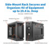 27f1cb5eb285835177f52bf2cbdb46f8 Tripp Lite series SmartRack 4U Low-Profile Side-Mount Wall-Mount Mini Rack Enclosure, Black