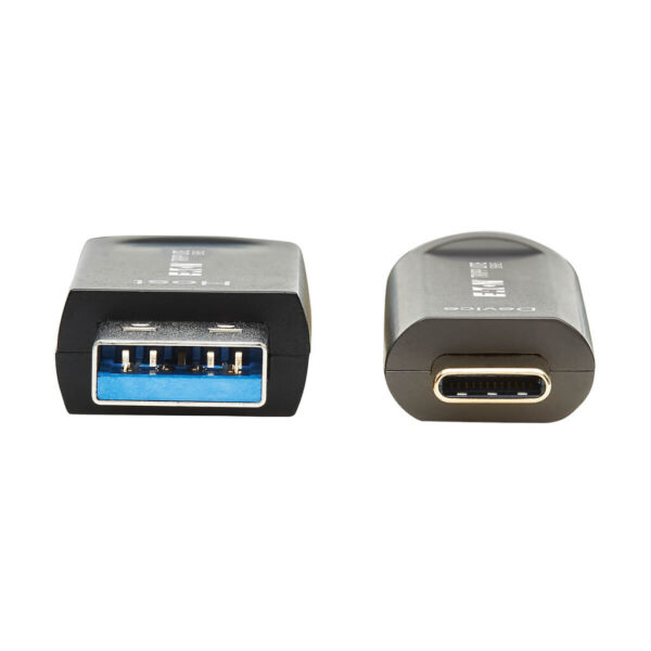 Tripp Lite USB-A to USB-C Plenum Fiber Active Optical Cable (M/M), USB 3.2 Gen 2 10Gbps, Data Only, Black, 10 m (33 ft.) - U428F-10M-D321
