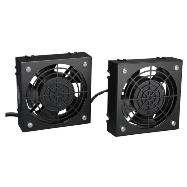 Tripp Lite series SmartRack Wall-Mount Roof Fan Kit - 2-120V high-performance fans; 210 CFM; 5-15P plug