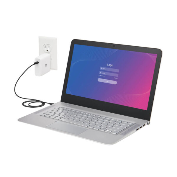 Tripp Lite series Compact 1-Port USB-C Wall Charger - GaN Technology, 100W PD3.0 Charging, White