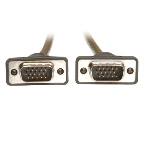 Tripp Lite series Low-Profile VGA High-Resolution RGB Coaxial Cable (HD15 M/M), 6 ft. (1.83 m)