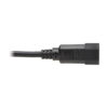 Tripp Lite series NEMA 5-15R to C14 Computer AC Power Cable - 13A, 125V, 16 AWG, 2 ft. (0.61 m), Black