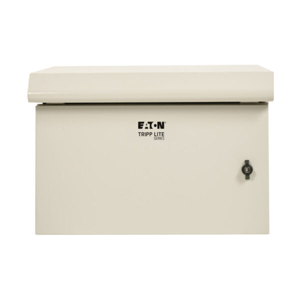 2871fc885374807cde77475adcf987fd Tripp Lite series SmartRack Industrial Enclosure - NEMA 3R, Wall Mount, Metal, Locking, Hinged Back, Fan With Thermal Switch, 28 in. Depth, 9U, Gray