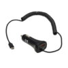 288323c8a2dcddc5e1a3693728c5db02 Tripp Lite series Dual-Port USB Car Charger with 30W Charging - USB-C (18W) QC 3.0, USB-A (12W), Coiled 6 ft. (1.83 m) USB-C Cable, Black