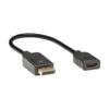 Tripp Lite series DisplayPort to HDMI Video Adapter Video Converter (M/F), HDCP, Black, 1 ft.