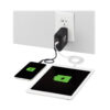 28aeae83758d3274634b651e8cd626d5 Tripp Lite series Portable 5000mAh 2-Port Mobile Power Bank and USB Battery Wall Charger Combo - Direct Plug, Black