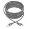 Tripp Lite series Cat6a 10G Snagless Shielded STP Ethernet Cable (RJ45 M/M), PoE, Gray, 14 ft. (4.27 m)