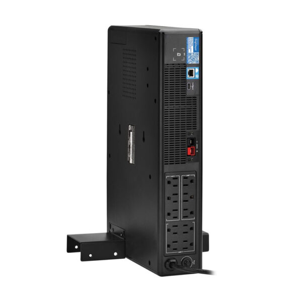 Tripp Lite 1.44kVA 1.05kW 120V Line-Interactive Cloud-Connected UPS - 10 5-15R Outlets, LCD, 5-15P Plug, 2U Rack/Tower - SMART1500LCDXNC