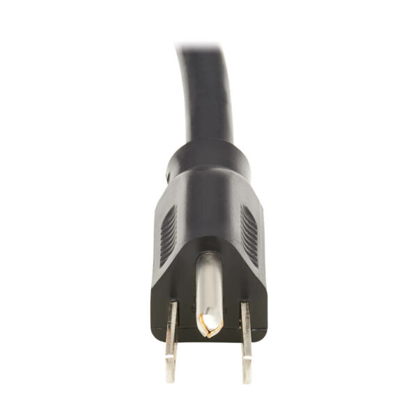 291b234174b2a3df6f991616515a8e35 Tripp Lite series Extension Cord Y Splitter, NEMA 5-15P to 2x NEMA 5-15R - Heavy Duty, 15A, 120V, 14 AWG, 1 ft. (0.3 m), Black