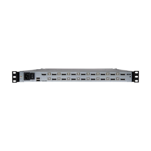 294760b1380d8d51545981536ea5c9b6 Tripp Lite series NetDirector 16-Port DisplayPort KVM Switch Console with 17 in. LCD, Dual Rail, 1U Rack-Mount, TAA