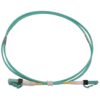 Tripp Lite series 400G Multimode 50/125 OM4 Switchable Fiber Optic Cable (Duplex LC-PC M/M), LSZH, Aqua, 1 m (3.3 ft.)