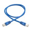2966d7320b7c6b703710622904fbf9a8 Tripp Lite series Cat6a 10G Snagless Shielded STP Ethernet Cable (RJ45 M/M), PoE, Blue, 3 ft. (0.91 m)