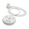 Tripp Lite series Safe-IT 30W 2-Outlet Surge Protector - 5-15R Outlets, 3 USB Ports, 6 ft. (1.8 m) Cord, 300 Joules, Antimicrobial Protection, White