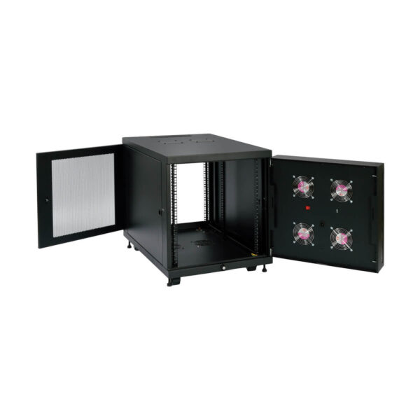 296b281418bcc75378b48f8aa5affb37 Tripp Lite series SmartRack 12U Mid-Depth Small Rack Enclosure for Harsh Environments