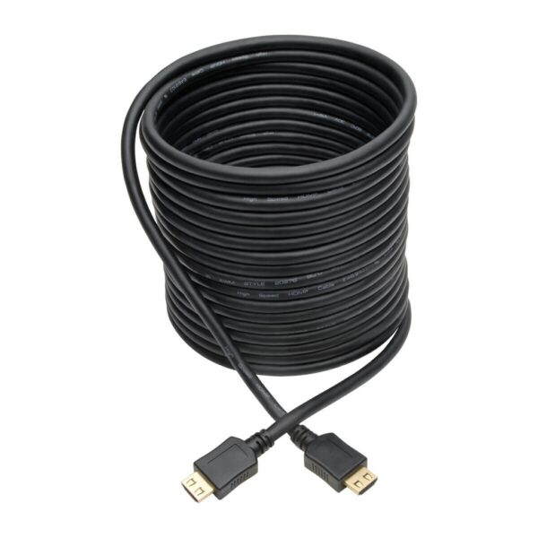 Tripp Lite series High-Speed HDMI Cable, Gripping Connectors (M/M), Black, 25 ft. (7.62 m)