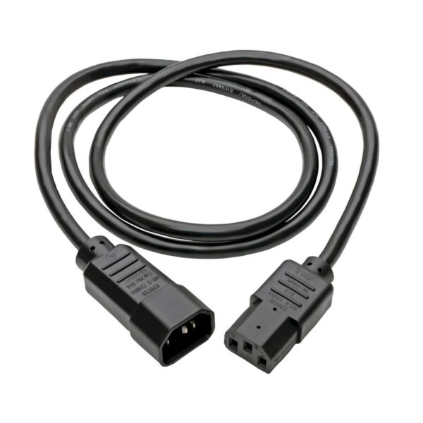 29c88e67a16d1ccdfdff01ed3e320b41 Tripp Lite series PDU Power Cord, C13 to C14 - 10A, 250V, 18 AWG, 3 ft. (0.91 m), Black