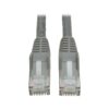 Tripp Lite series Cat6 Gigabit Snagless Molded (UTP) Ethernet Cable (RJ45 M/M), PoE, Gray, 35 ft. (10.67 m)