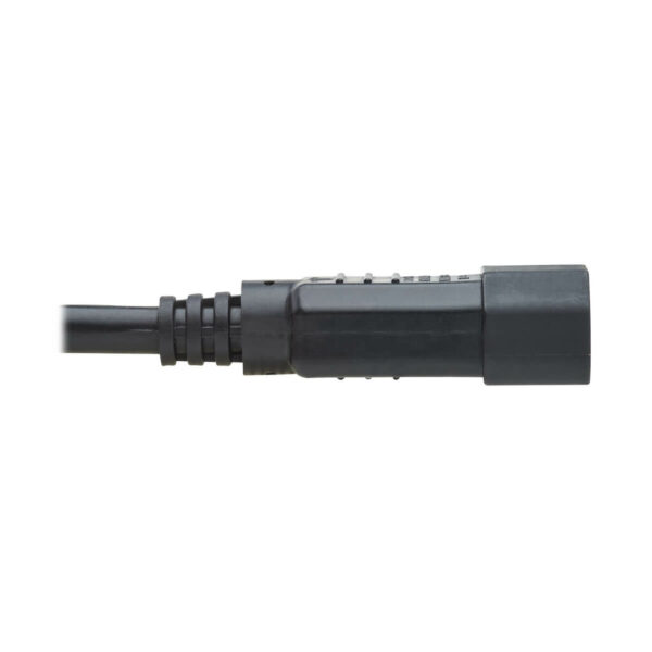 Tripp Lite series Power Cord C14 to C15 - Heavy-Duty, 15A, 250V, 14 AWG, 2 ft. (0.61 m), Black
