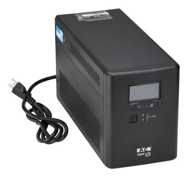 Tripp Lite 1.44kVA 1kW 120V Line-Interactive Cloud-Connected UPS - 10 5-15R Outlets (5 Surge-Only), LCD, 5-15P Plug, Tower - SMART1500LCDTXC
